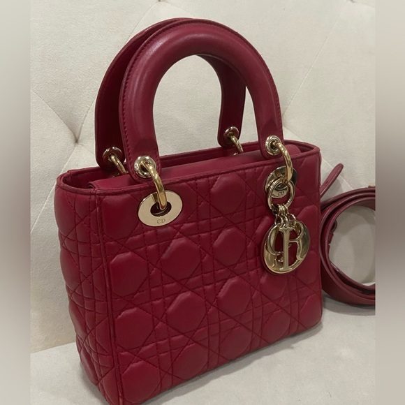 Lady Dior Small Bag with pins Strap - Picture 3 of 11